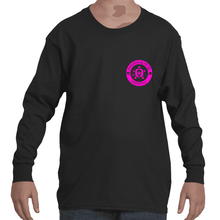 Load image into Gallery viewer, Round Logo Youth Long Sleeve Tee