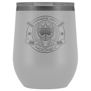 PARKER'S ARMY HOCKEY WINE TUMBLER (variety of colors)