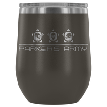 Load image into Gallery viewer, 12oz. Etched Wine Tumbler (variety of colors)